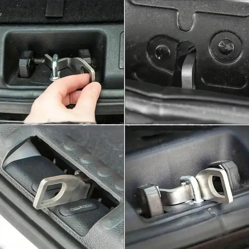 Tailgate Bracket Extension Hook For VW T4/T5/T6 Tailgate & Barn Door Standoff Holder Fresh Air Vent Lock Extension Hook Parts