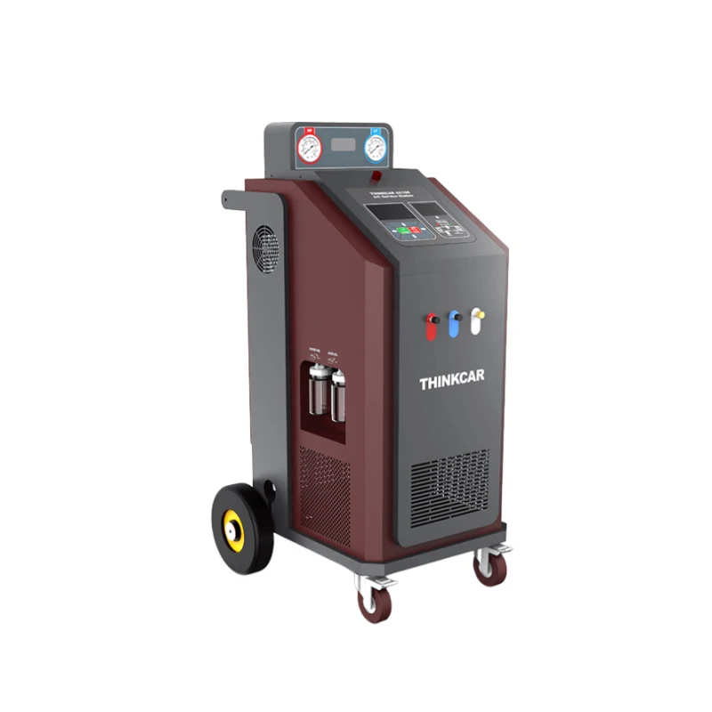 AC100  A/C Recovery Flushing Machine Air Condition ac flush machine  R134a/R1234yf Refrigerant Recovery Filling Machine