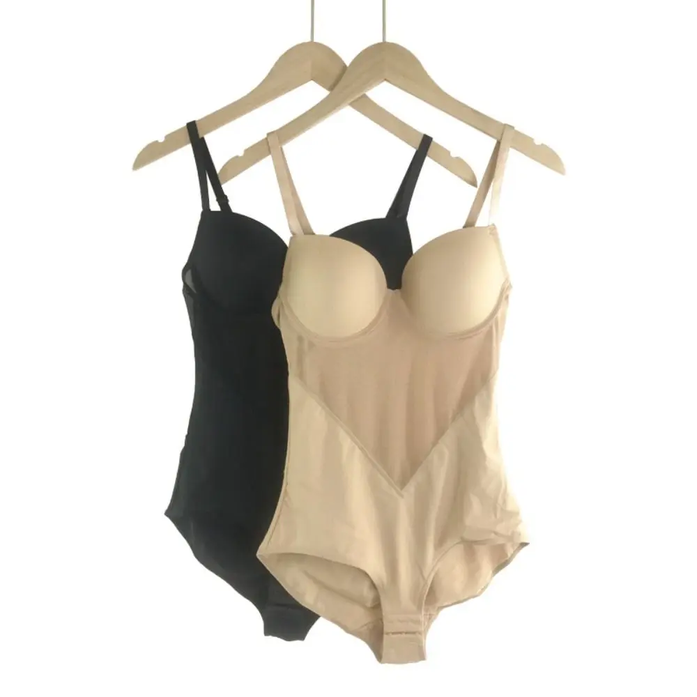 メッシュ痩身ボディスーツシェイパー薄型シェイプウェアボディシェイピング下着おなかコントロールシームレス女性のコルセットジャンプスーツ女性