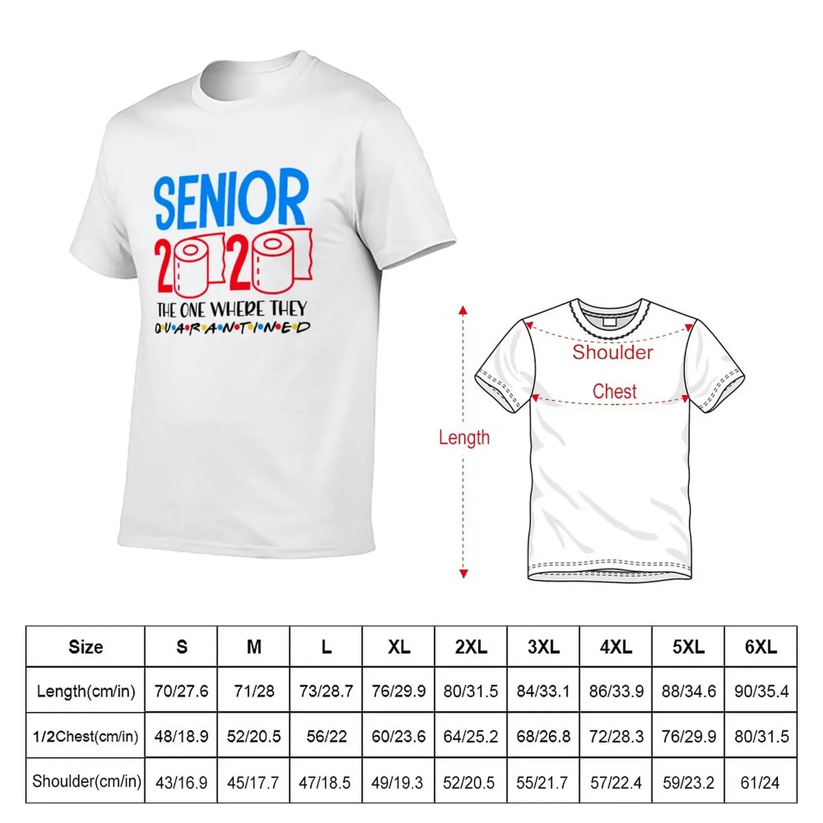 funny senior year class of 2020 quarantine toilet paper high school graduation T-Shirt sublime mens big and tall t shirts