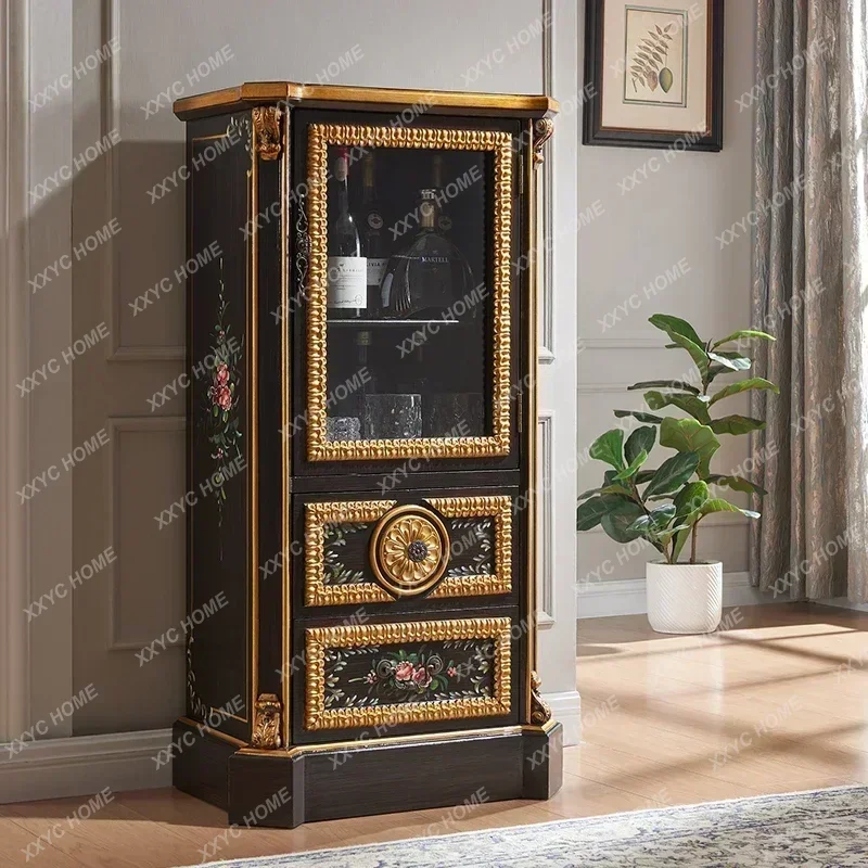 Painted Wine Cabinet Sideboard Cabinet Cupboard Size Chest of Drawers Supporting