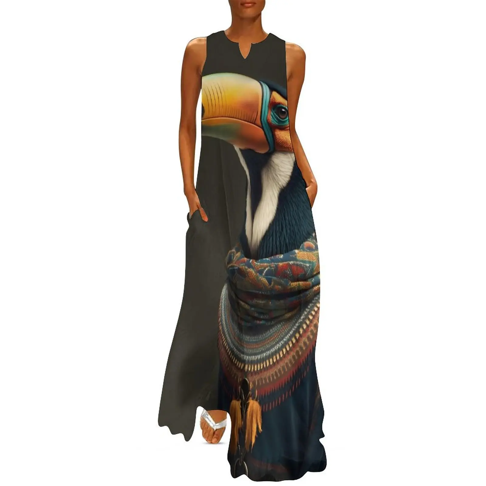 Toucan Long Dress summer dresses women 2025 party dresses women elegant women's sets