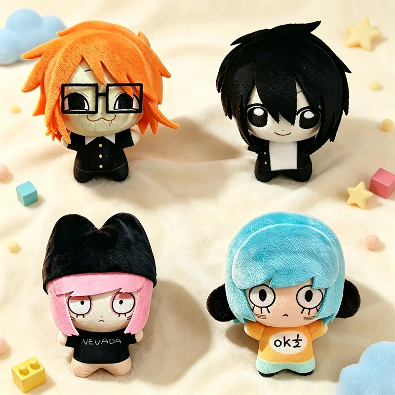 10CM Cute Cartoon Anime Figure Plush Toy Soft Movie Peripheral Plushies Doll Accompany Pandent Keychain Lovers Kid Birthday Gift