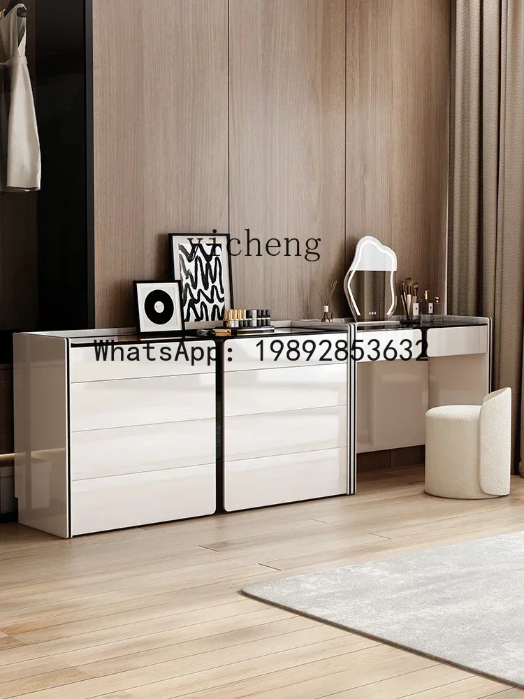 G1 light luxury chest dresser integrated master bedroom bedside storage cabinet combination makeup table