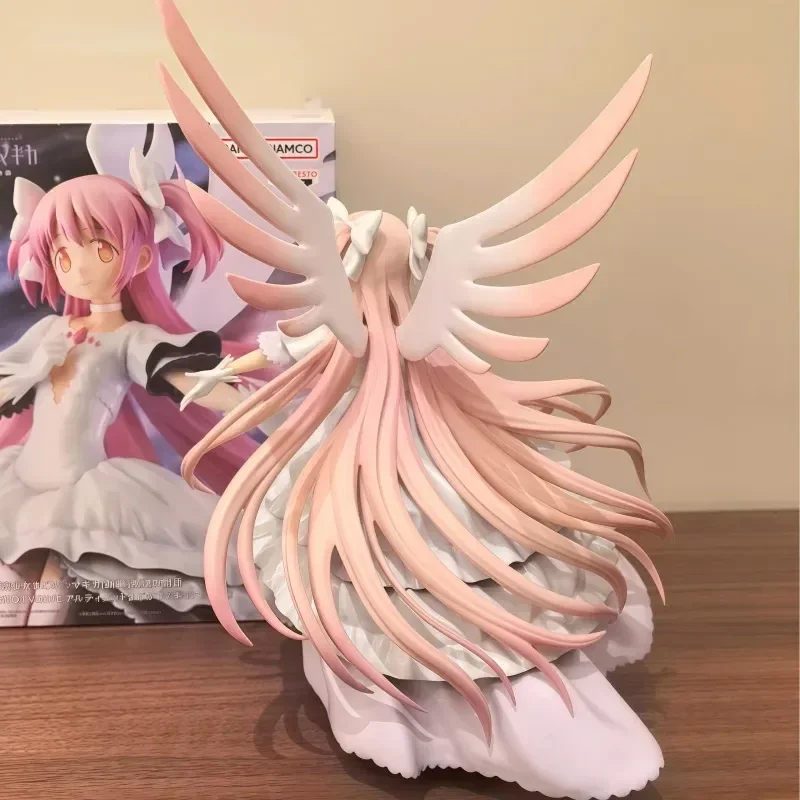 Bandai Namco Puella Magi Madoka Magica Figura de acción - Akemi Homura Muñeca coleccionable para niñas Regalo de cumpleaños Juguete Mercancía