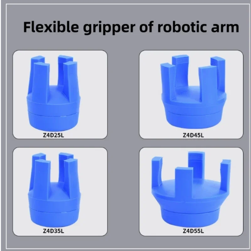 Manipulator 4D flexibele kaak pneumatische doorbraakpunt vacuüm siliconen zuignap kaak armatuur armatuur accessoires