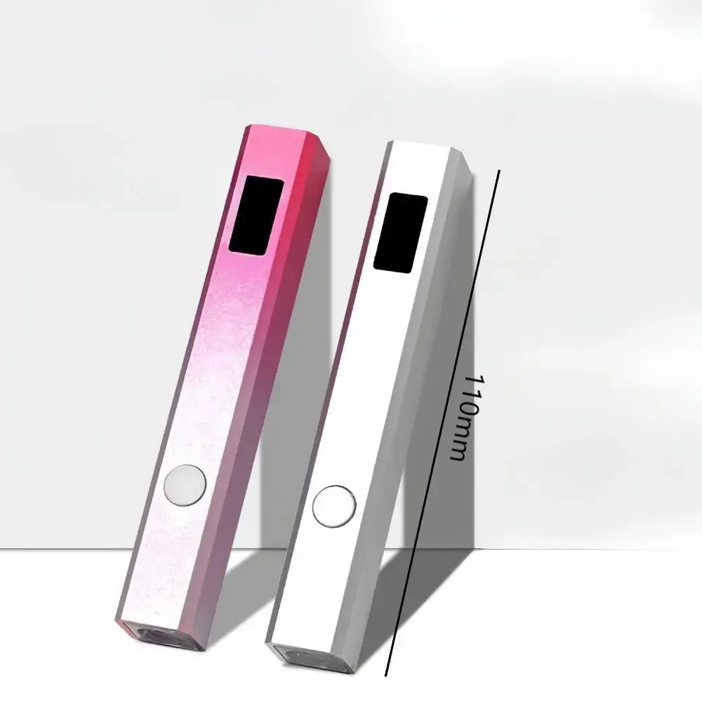 1PC draagbare metalen kleine nagellamp met handheld ontwerp 8-seconden drogen oplaadbare nagel fototherapie lamp manicure gereedschap