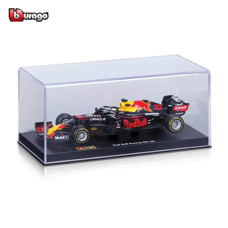 Bburago 1:43 F1 Red Bull Racing RB16b 2021 NO33 Alloy Luxury Vehicle Diecast Cars Model Toy Collection Gift