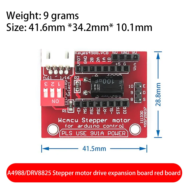 42 Stepper Motor Driver Expansion Board DRV8825 A4988 3D Printer Control Shield Module ForArduino ForUNO R3 Ramps1.4 DIY Kit One