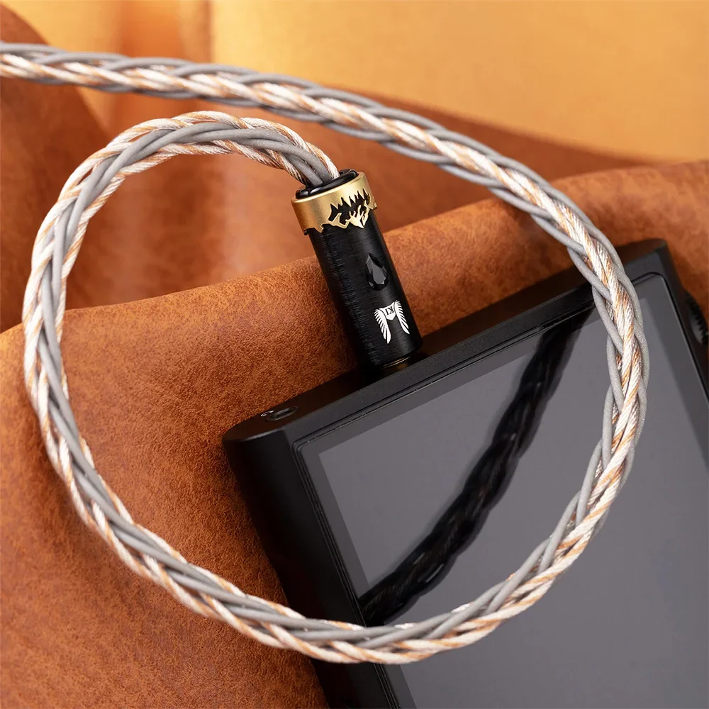 Kinera × Effect Orlog Earphone Cable, Hifi In Ear IEMs Audio Cable, Dual Material Hybrid 4/8 Cores Wire, MMCX/0.78mm Connector
