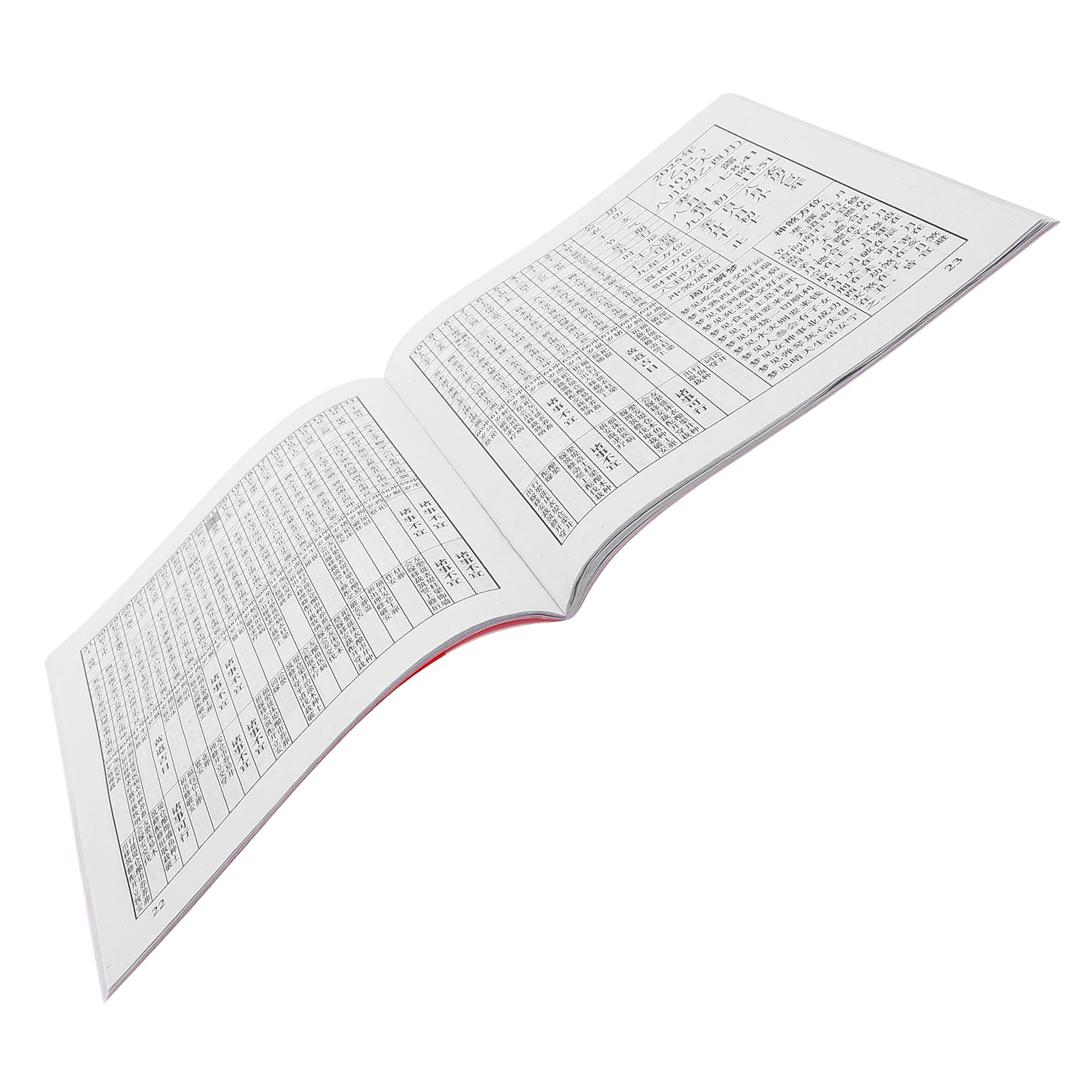 

2025 Lunar Calendar Chinese Traditional Zodiac Yearly Almanac Home Office Decor 64 Pages Snake Bright Color Craftsmanship Events