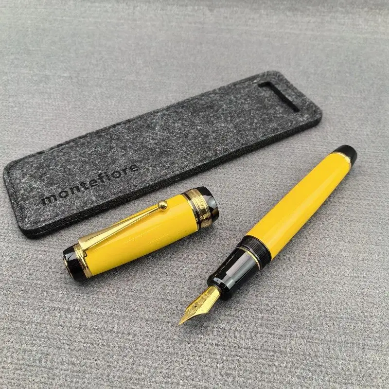 

Gliding Large Metal Fountain Pen Non Carbon Pilot 845 Same Size Pen With Ink Convertor No.35 Nib Writing Stationery Gift Pen