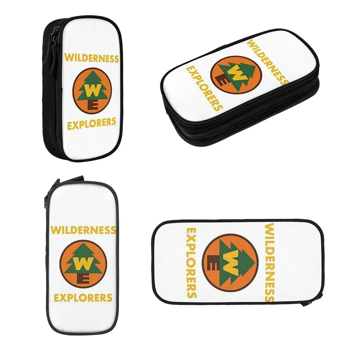 Wilderness Explorer Logo Pencil Cases Large Capacity Pen Bags Pen Box Pencil Pouch For Boy Girl Student Stationery School Office