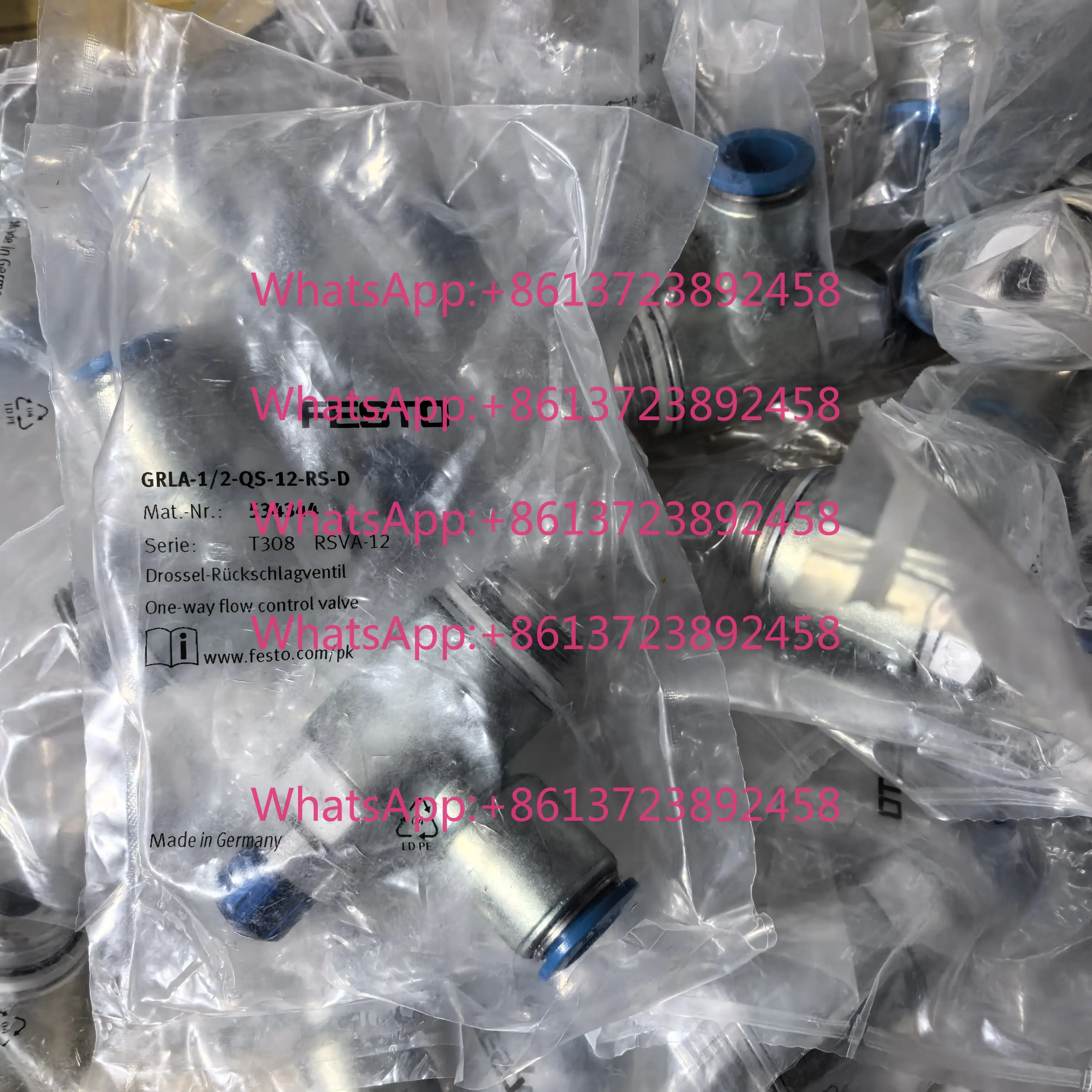 FESTO Festo throttle valve GRLA-1/2-QS-12-RS-D order number 534344