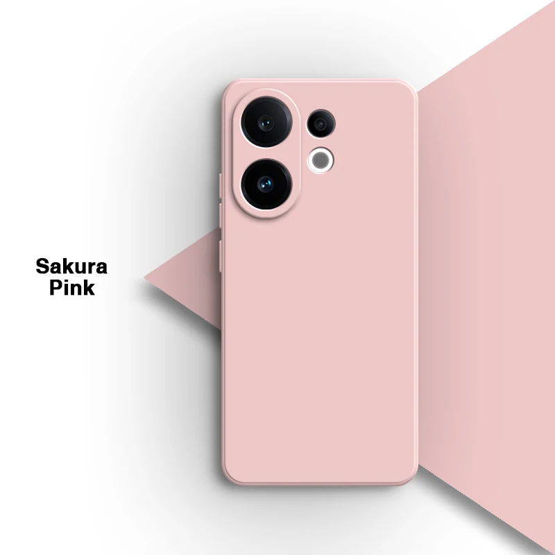 حافظة هاتف من السيليكون السائل الناعم لهاتف VIVO S30 Pro Mini 5G غطاء خلفي داخلي مقاوم للصدمات