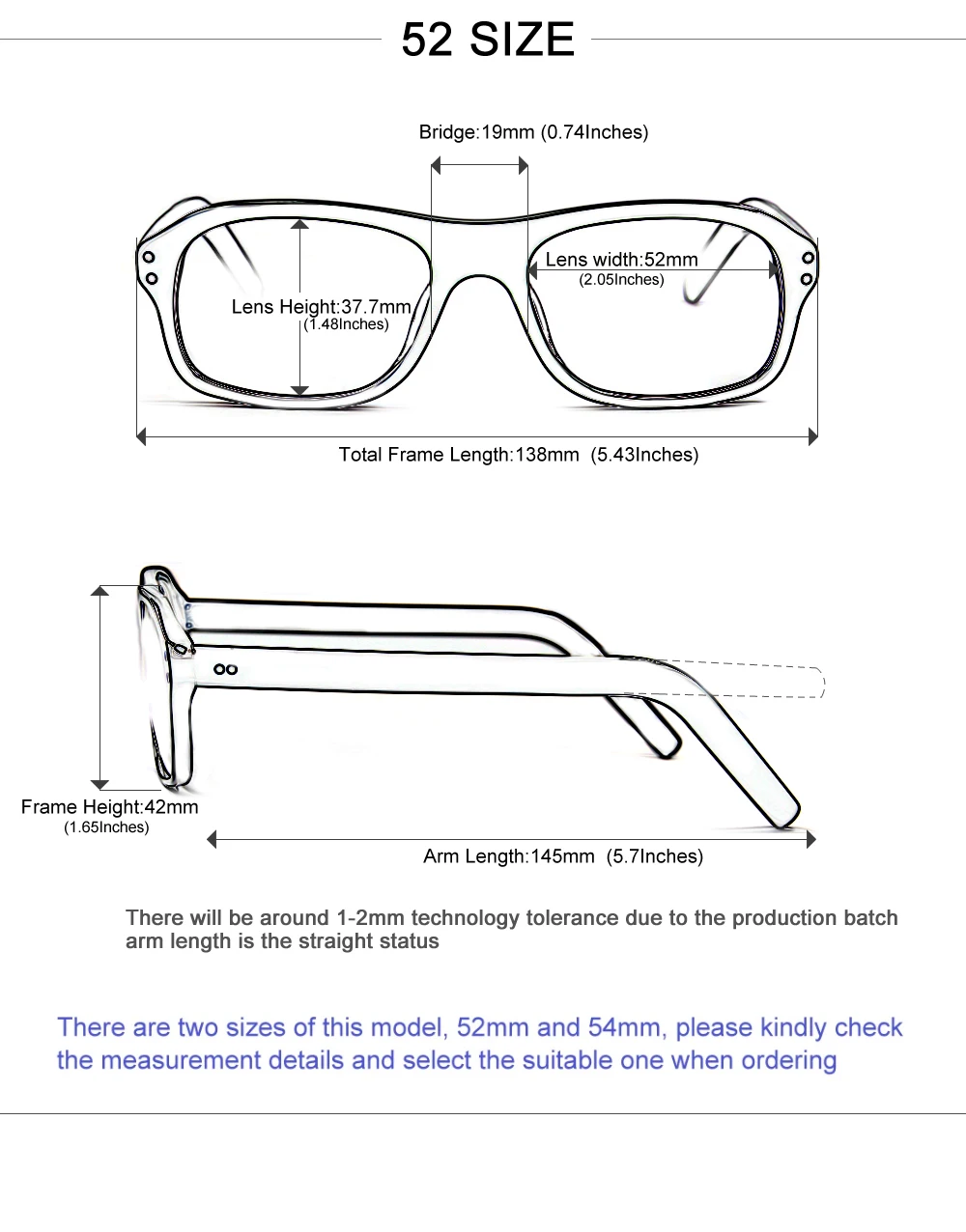 Kingmen Brillengestell für Männer Agent Eggsy Cosplay Brillenbrille Retro Rechteckige handgemachte Acetat verschreibungspflichtige Brille – Detail 4