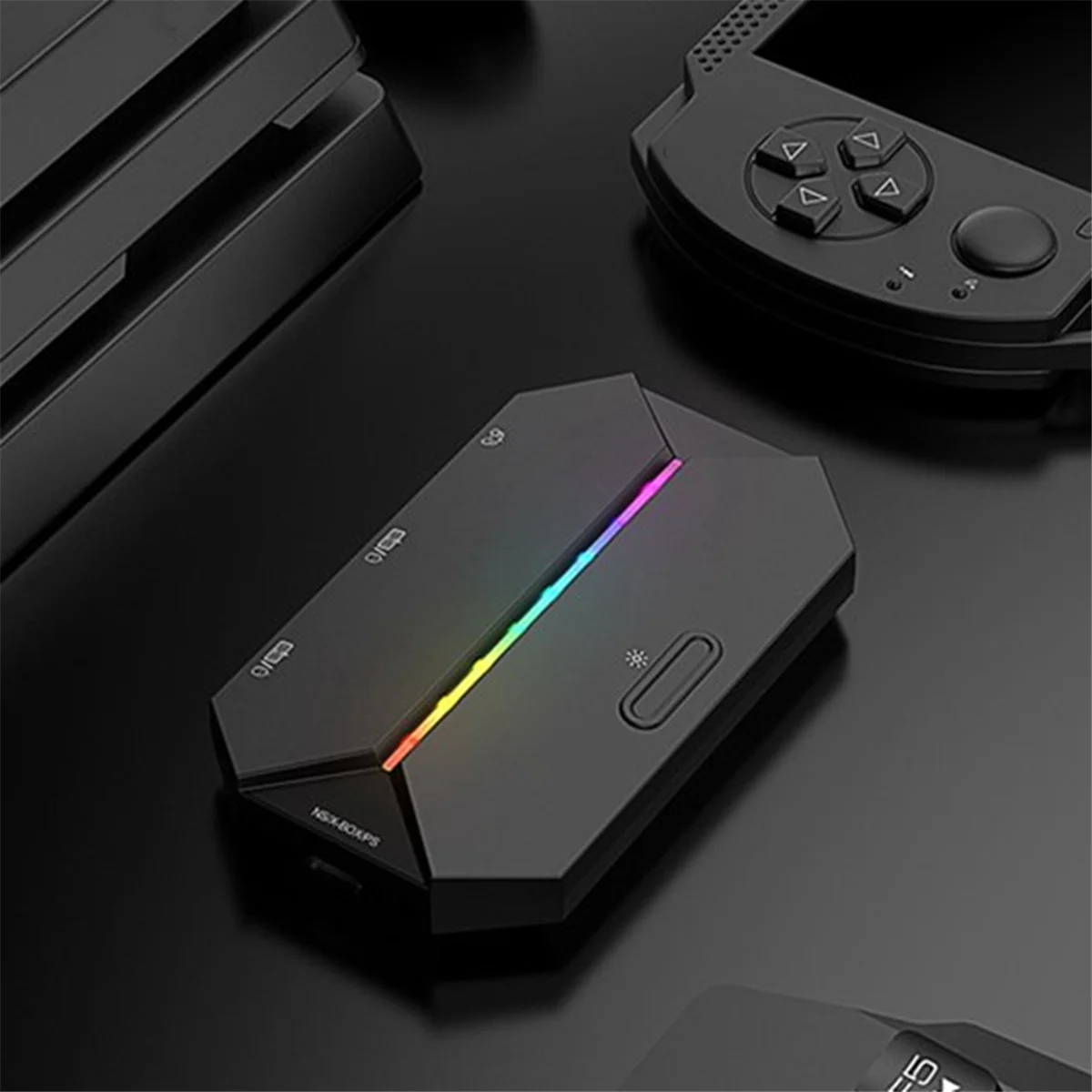 ABGN G6L Conversor de teclado e mouse para jogos Adaptador de controlador móvel com fio portátil para interruptor