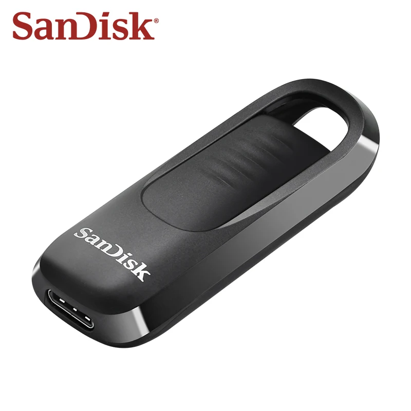 SanDisk Ultra Slider USB 3.2 Type-C Flash Drive CZ480 Pen Drive 64GB 128GB 256GB Szybkość odczytu do 400MB/s Dysk Flash do tabletu — zdjęcie produktu 3
