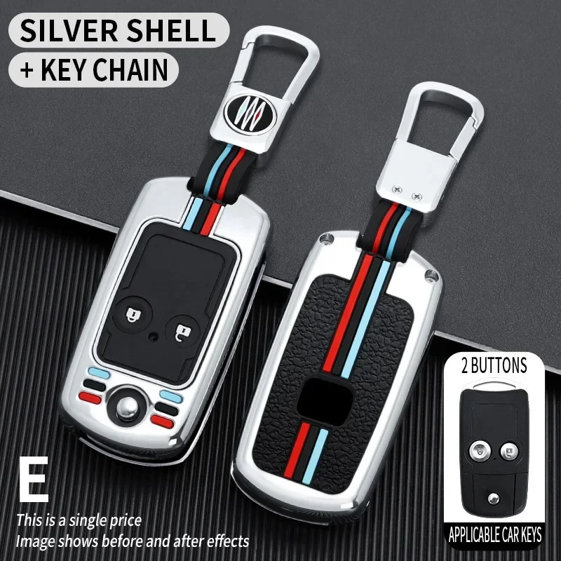 Car Flip Key Case Cover Shell For Honda Civic Fit Accord CRV HRV Jazz Odyssey For Acura TL TSX ZDX RSX CRZ 2 3 Buttons