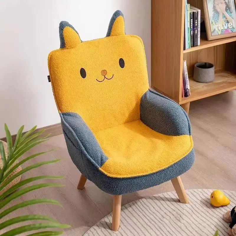 Children's sofa reading kindergarten cute baby cartoon baby child single back chair household lazy stool