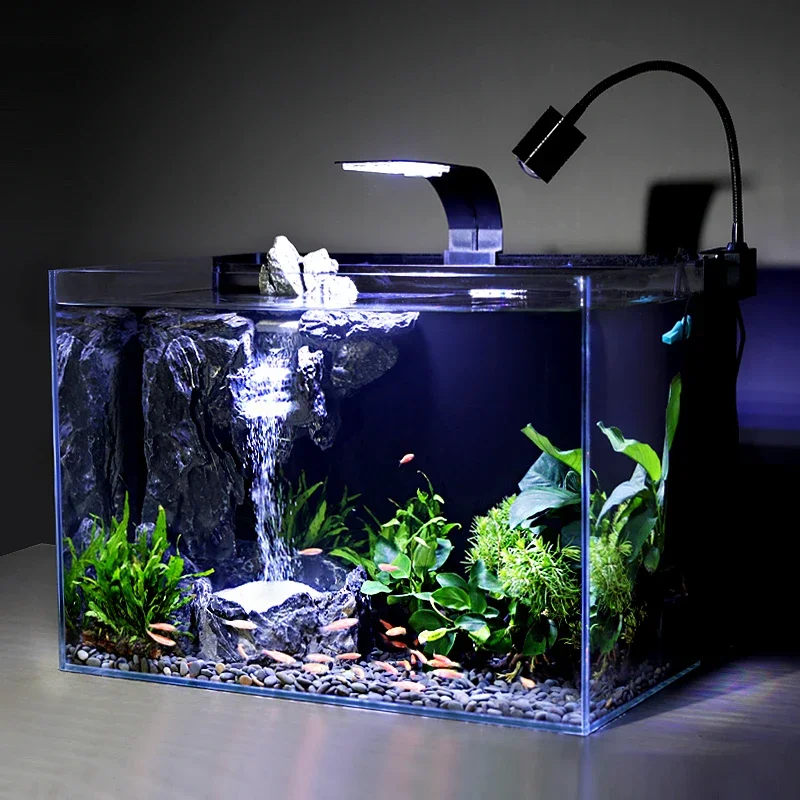 ZL Fish Tank Ecological Aquarium Fashion Creative Self-Circulation Flowing Water Change