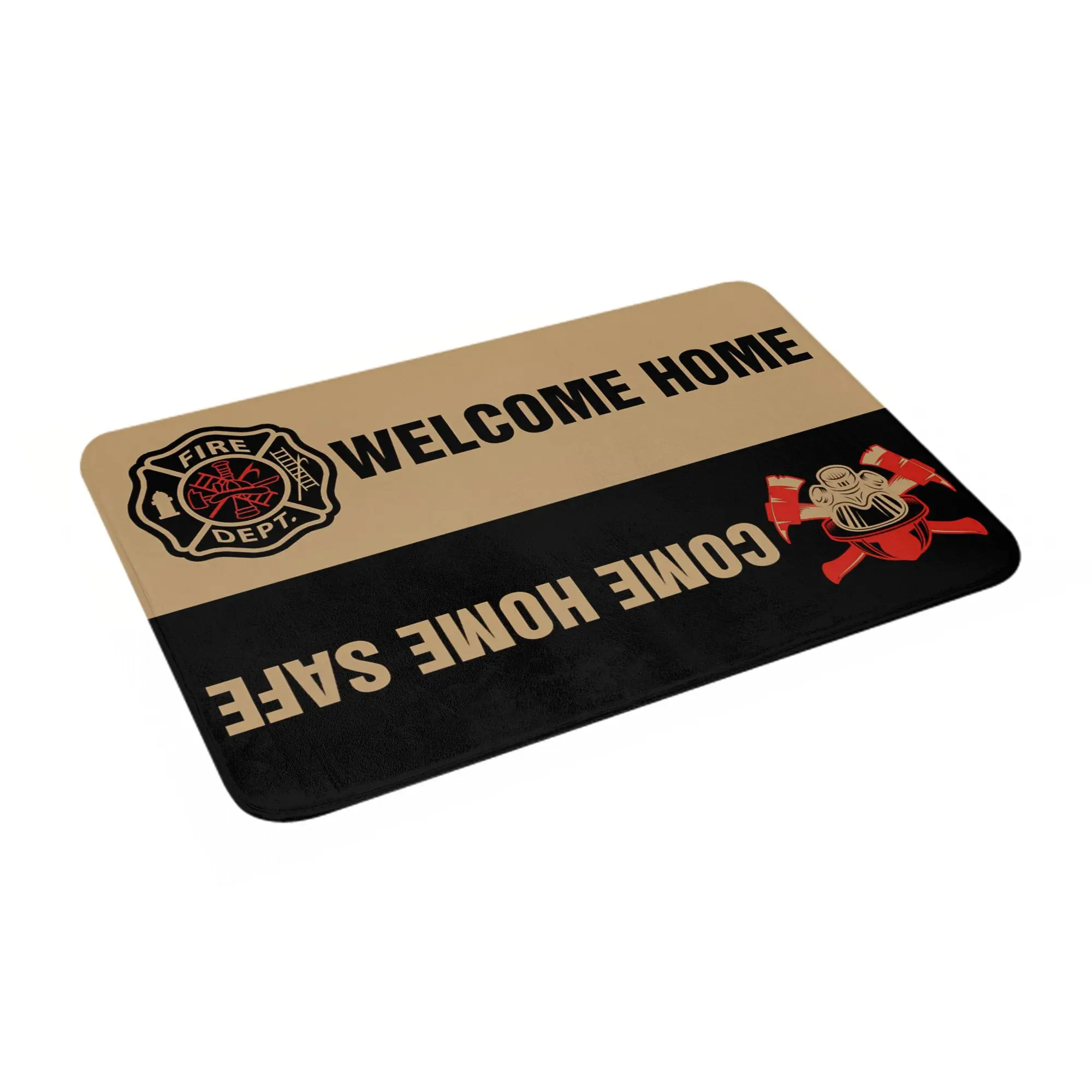 ترحيب المنزل تعال المنزل الآمن رجال الاطفاء الجبهة باب حصيرة المضادة للانزلاق في الهواء الطلق سريعة الجافة ممسحة الطابق حمام مدخل البساط السجاد