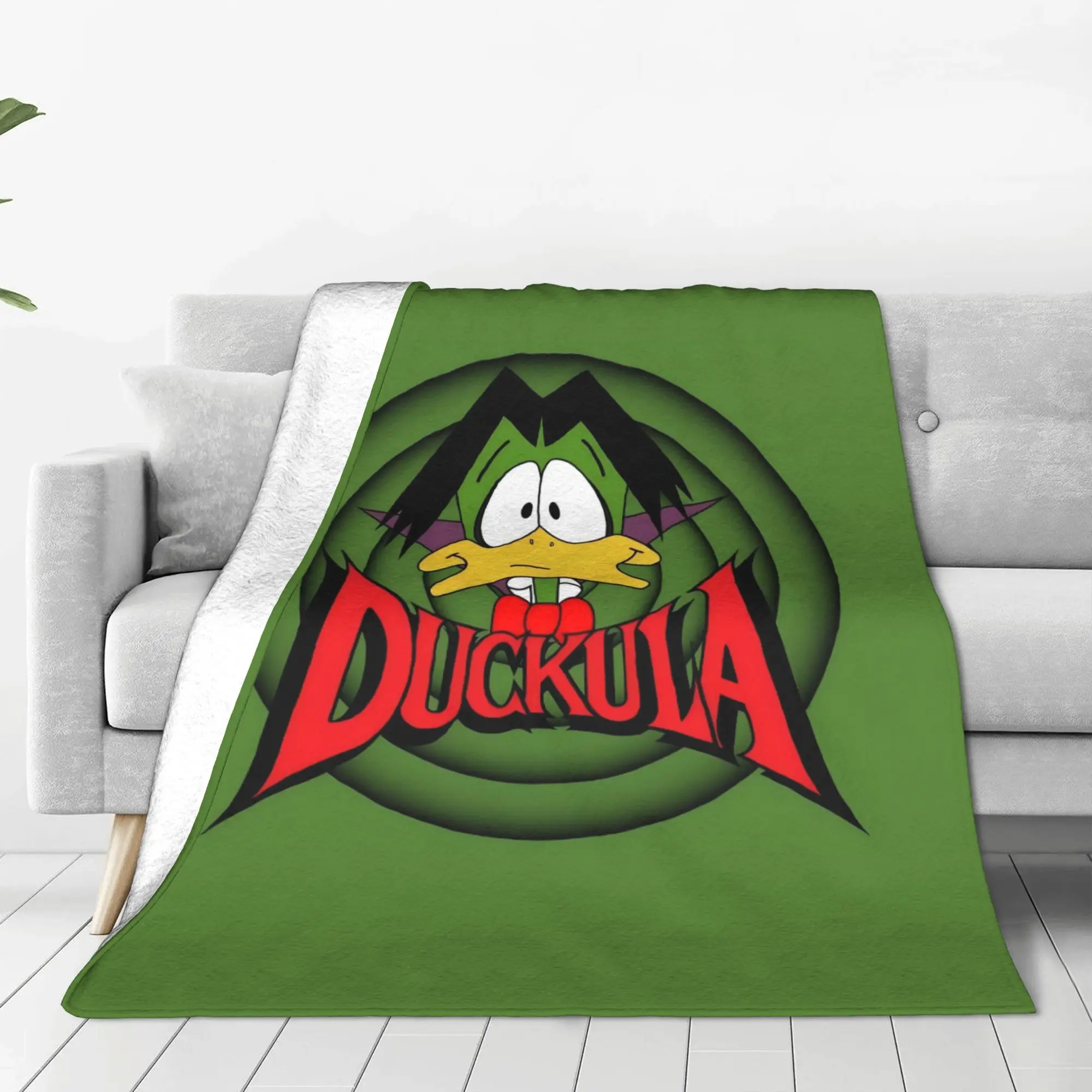 Count Duckula Blanket Summer Count Duckula  Multifunction Lightweight Throw Blankets For Office Couch Bedding Throws