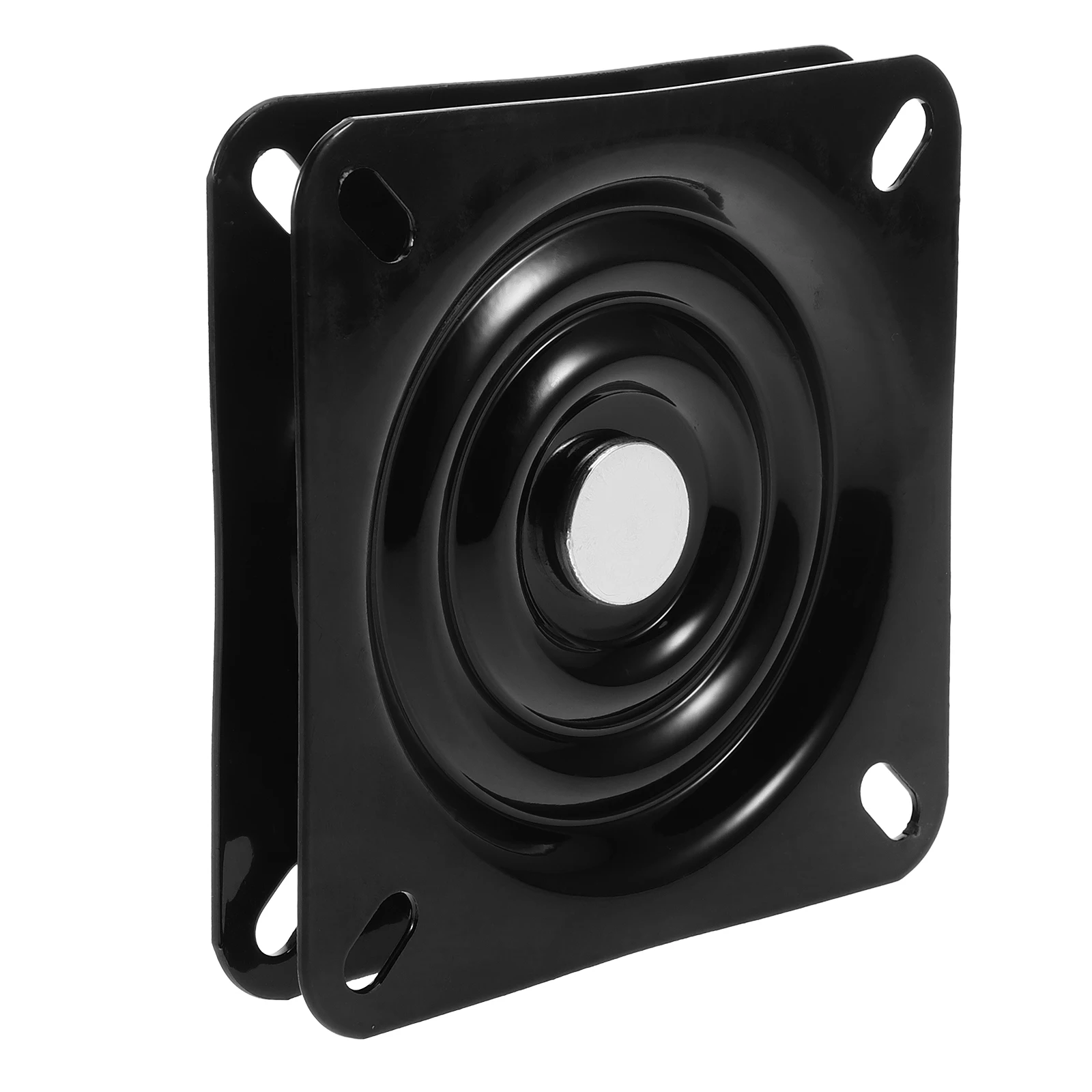 

Swivel Base Seat 127x2 0mm Black Square Iron Chair Furniture Replacement Bar Stool Bearings Easy Use Storage