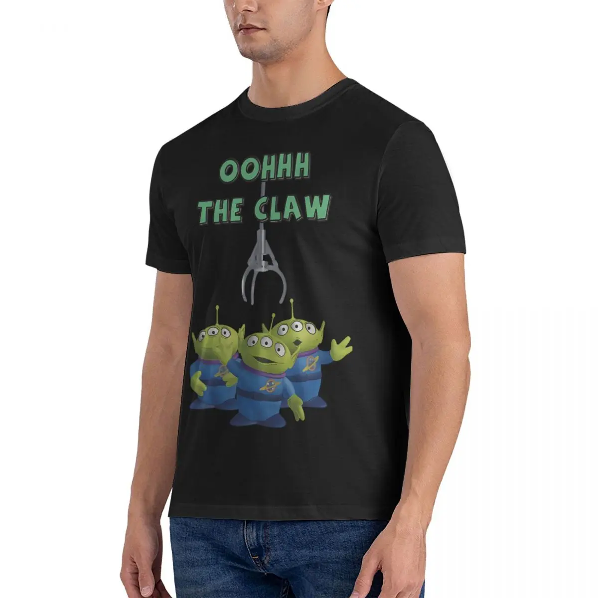 Oohhh The Claw Aliens T Shirt Disney Toy Story Cotton Clothes Leisure Short Sleeve O Neck Tee Shirt Graphic Printed T-Shirts