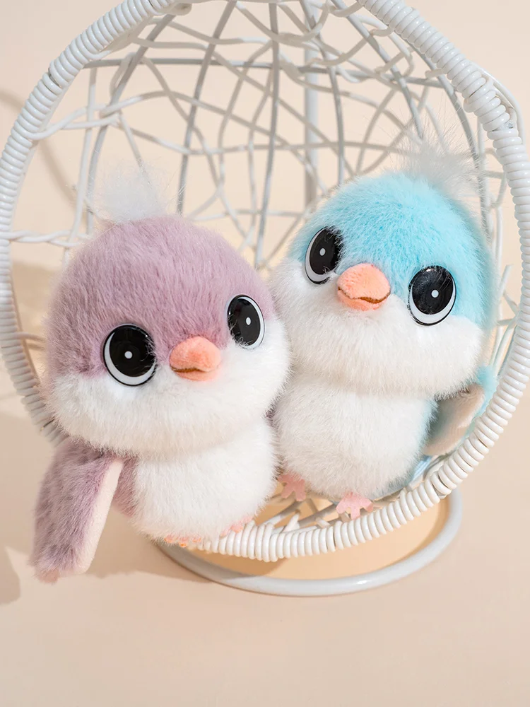 

Kawaii плюшевые игрушки воробья, маленькая сумка воробья, подвеска, автомобильный брелок, украшение для рабочего стола, подарки на день рождения