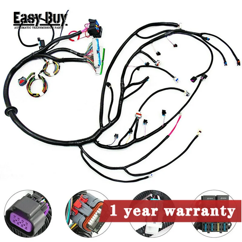 

LS1-4L60E Wiring Harness Stand Alone For Ls Swaps Dbc 4.8 5.3 6.0 97-06 98 99 00 4L60