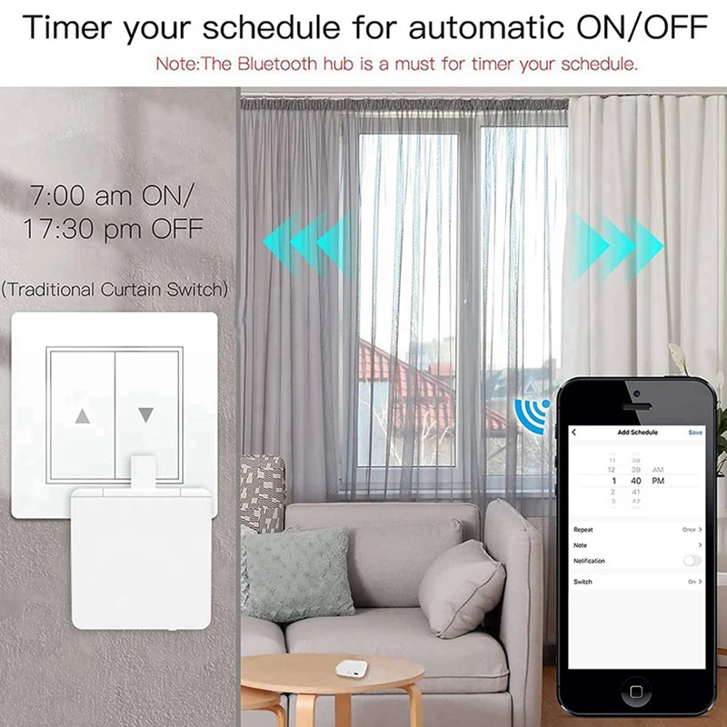 2X концентратор Tuya Link Fingerbot для Wi-Fi (поддержка 2,4 ГГц), управление IFTTT и таймером, 1 Шлюз может подключаться к нескольким отпечаткам пальцев