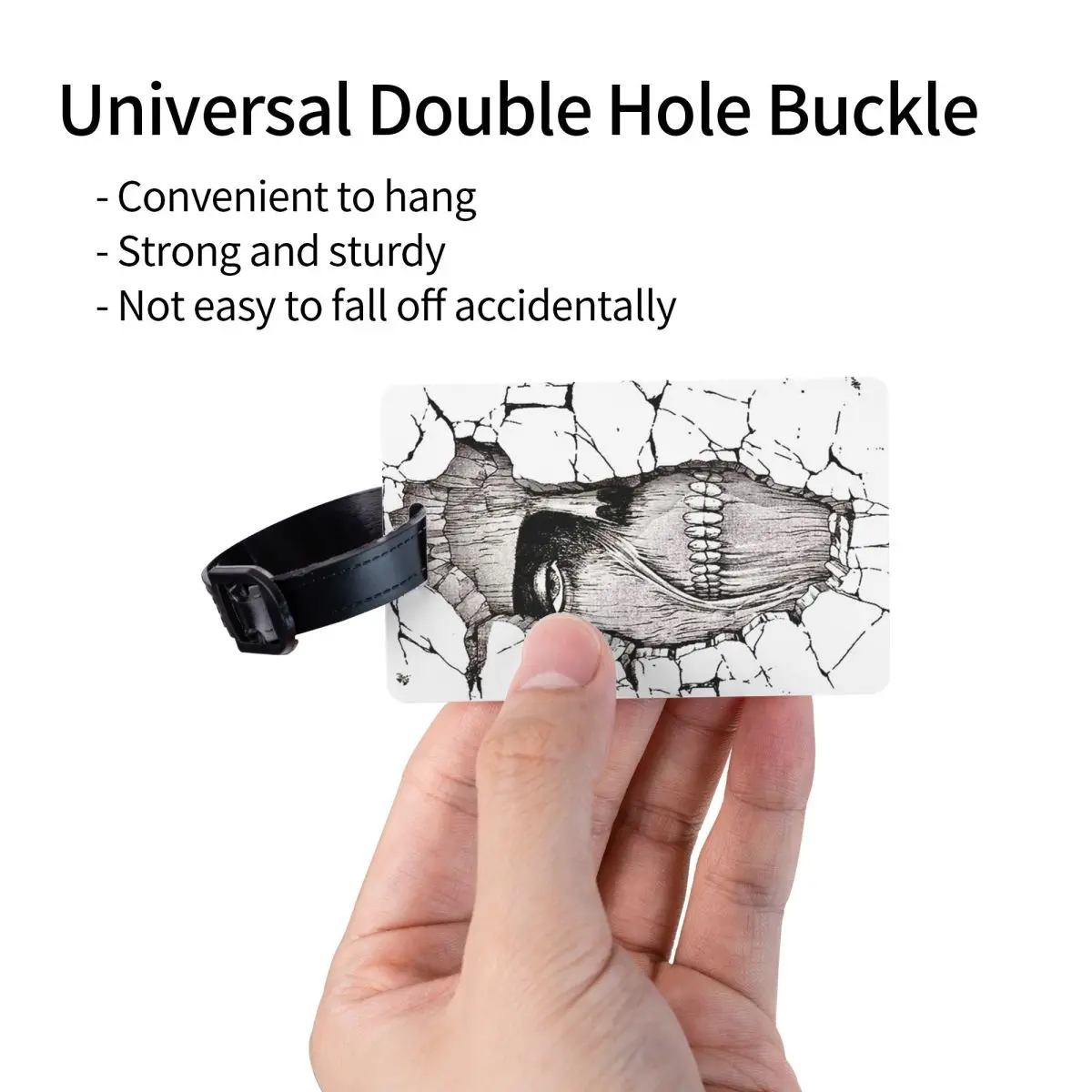 جدار تيتان هجوم على تيتان اليابان الكرتون علامات الأمتعة حقيبة سفر لطيف الأمتعة الصعود علامة التسمية حامل معرف اسم العنوان #3