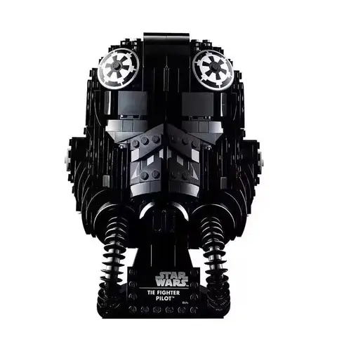 Stormtrooper Darth Vader huvud byggstenar kapten Rex hjälm rymdkrig montering 3D-modell mini tegelsten leksak till julklapp 7 best sales Lego Star Wars klonsoldatarmén - №3