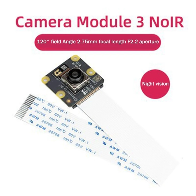 

1 PCS 3 Camera Field Of View Camera 12 MP HD Camera HDR Auto Focus Camera Module 120°