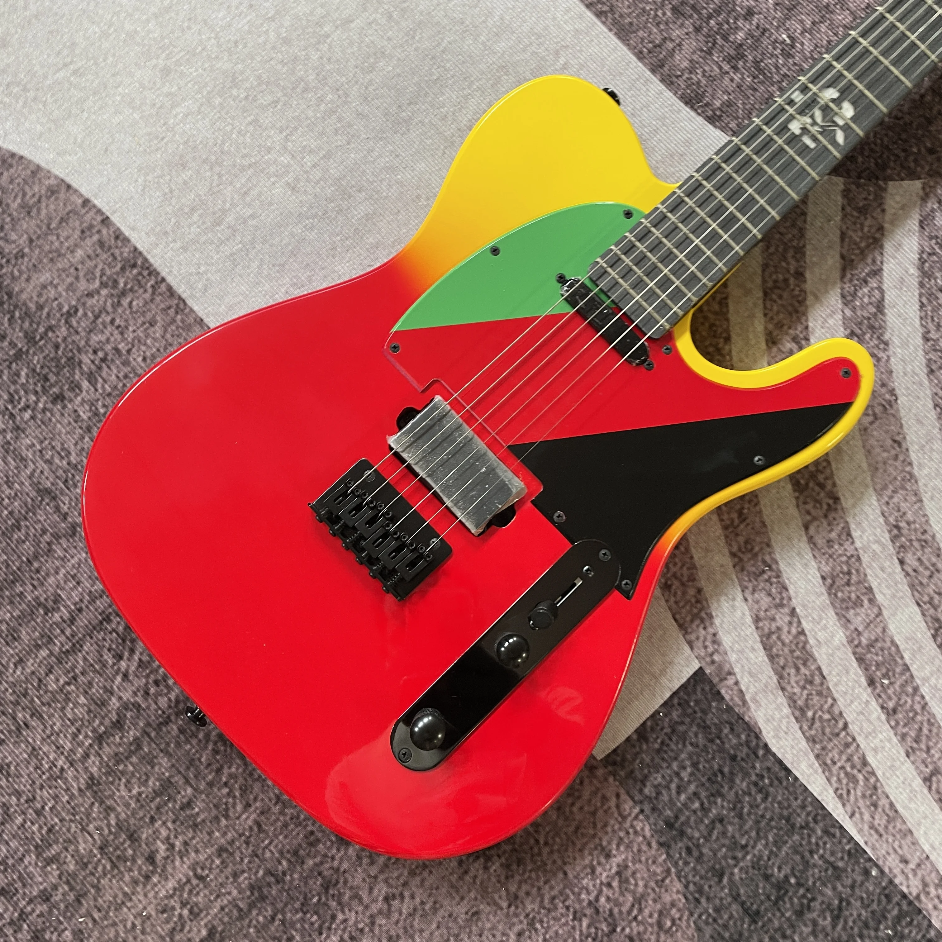 

NERV RED TL Electric Guitar SS Chrome Hardware RED Pickguard Fast Ship