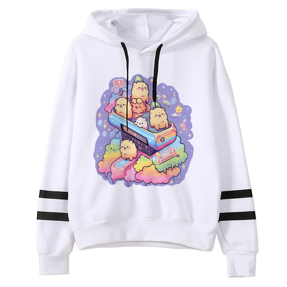 Capybara hoodie wanita streetwear anime harajuku Jepang pakaian wanita tudung streetwear