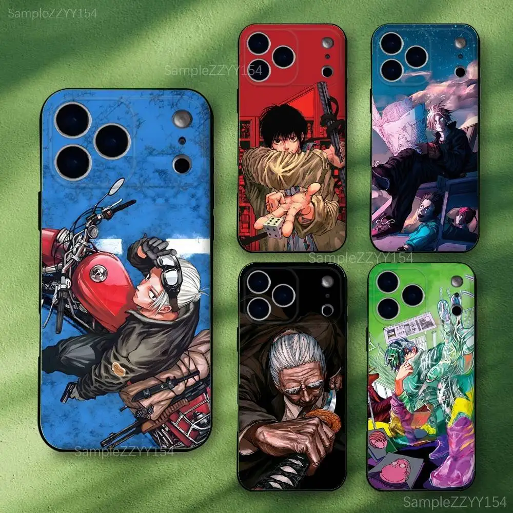 

Sakamoto Days Anime Phone Case For iPhone 17,16,15,14,13,12,Pro,Max,Plus,E,SE4,Air,Mini Black Soft Funda