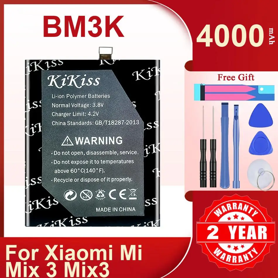 

4000Mah Kikiss Battery BM3K For Xiaomi Mi Mix 3 Mix3