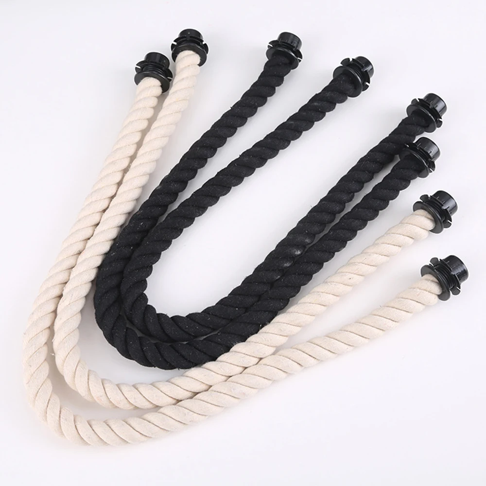 Obag-Asa de cuerda de cáñamo para mujer, correa de mano de 65cm, accesorios de bolso, de silicona, estilo de bolso