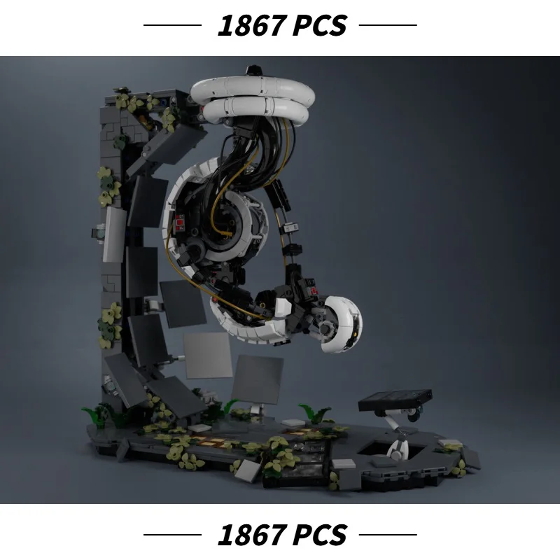 1867Pcs MOC Sci-Fi AI Robot Core Building Blocks Cybernetic Mechanical Machine Model Display Bricks Set