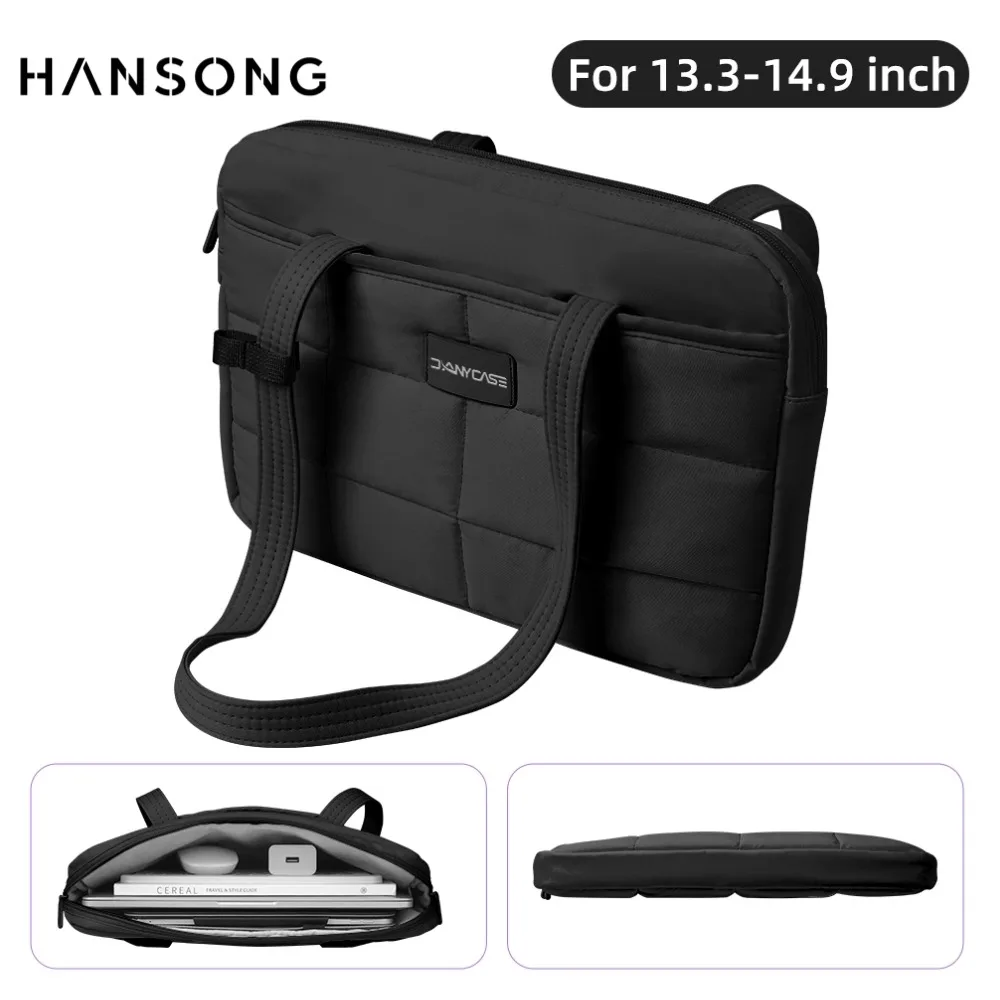 14/15.6 Inch Large Capacity Shoulder Handbag Casual Bag for Macbook Air Pro HP Huawei Laptop Travel Bag Tablet Bag