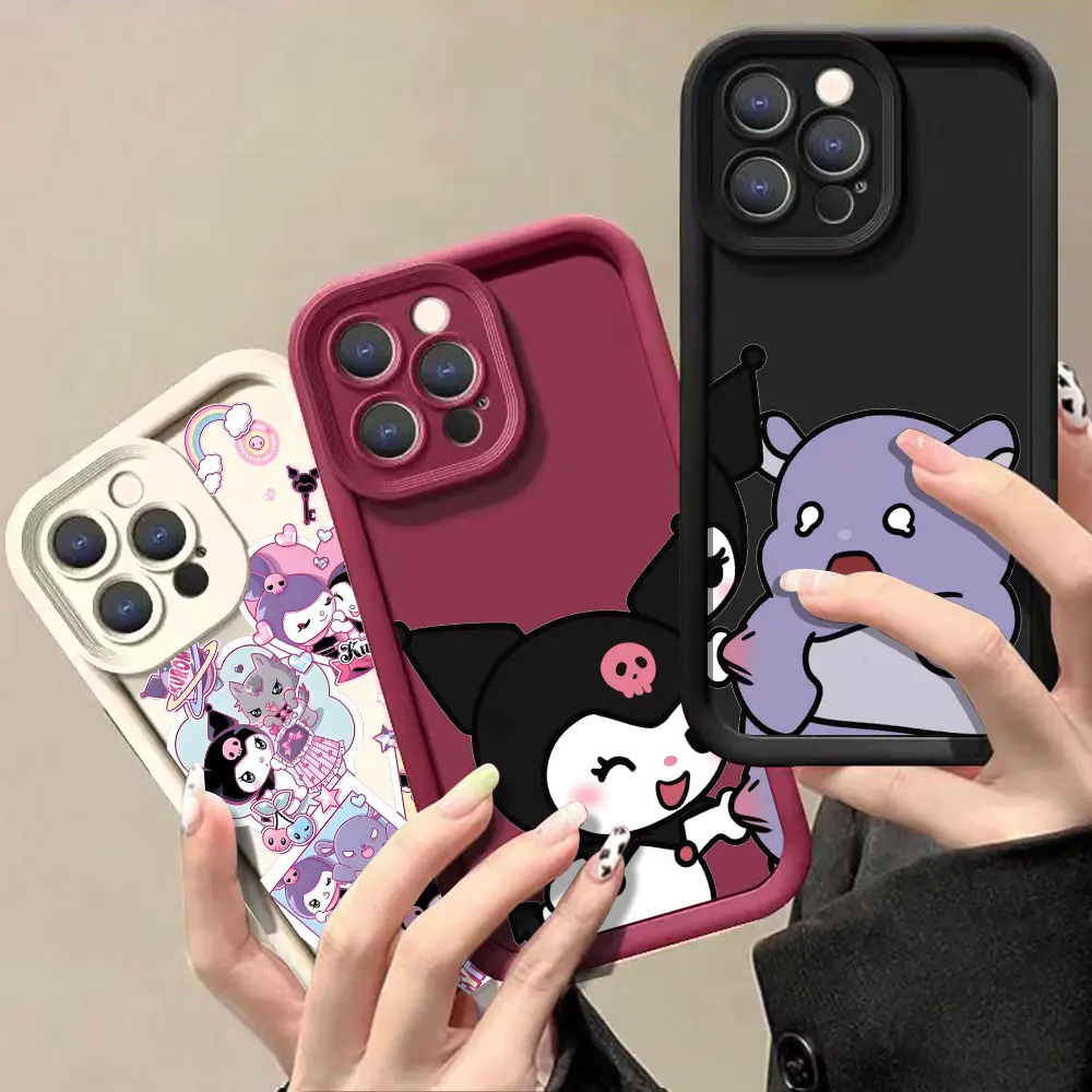 Couple Kuromi Baku Cartoon Case For Infinix Note Hot 40 30 Pro Vip 40I 30I 12G96 20 10 Play Tecno Camon Spark 10 20 Pro 5G Cover