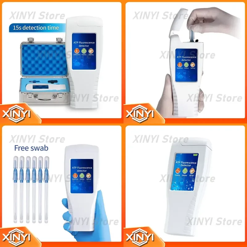 High Quality Portable ATP Bacteria Detection Meter Handheld Automatic Lithium Battery 220v Guaranteed Cheap Water Machine