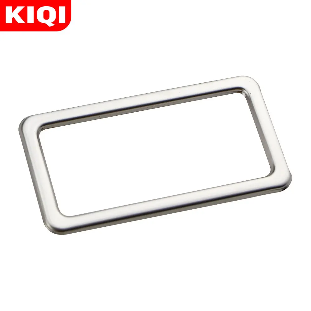Stainless Steel Car Trunk Switch Button Frame Decoration Sticker Trim for Volkswagen VW T-ROC T ROC 2018-2023 Accessories