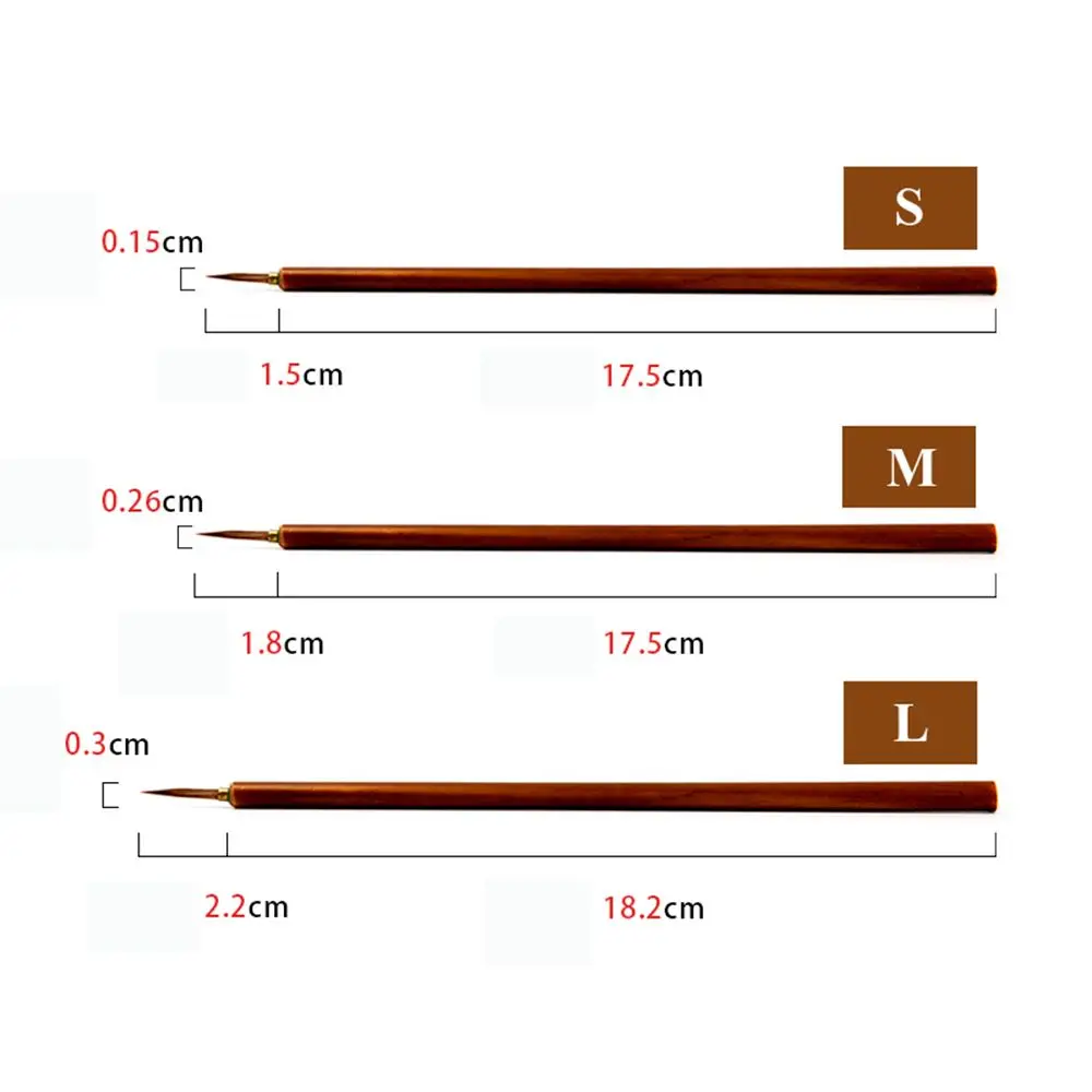 

N1N Oil Painting Stationery Art Paint Brush Brush Pen Calligraphy Brush Hook Line Pen