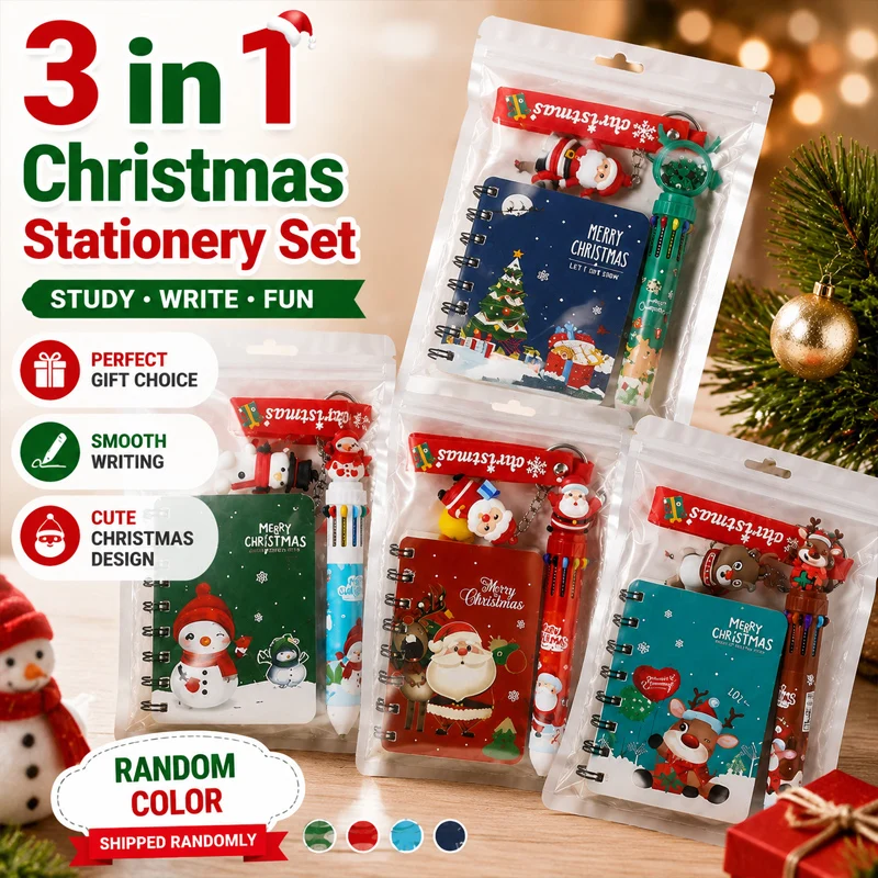 set-de-papeleria-navidena-3-en-1-cuaderno-boligrafo-y-llavero-con-tematica-de-copo-de-nieve-y-santa-claus-regalo-navideno-material-escolar-regalo-para-el-navidadin
