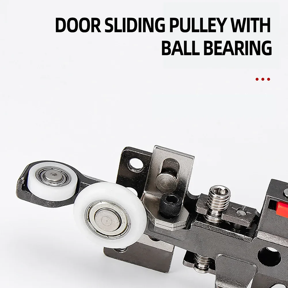 Fully Concealed Sliding Rail Sliding Door,Invisible Sliding Door, Bidirectional Buffering, Trackless Wooden Door Wheel Pulley image 5