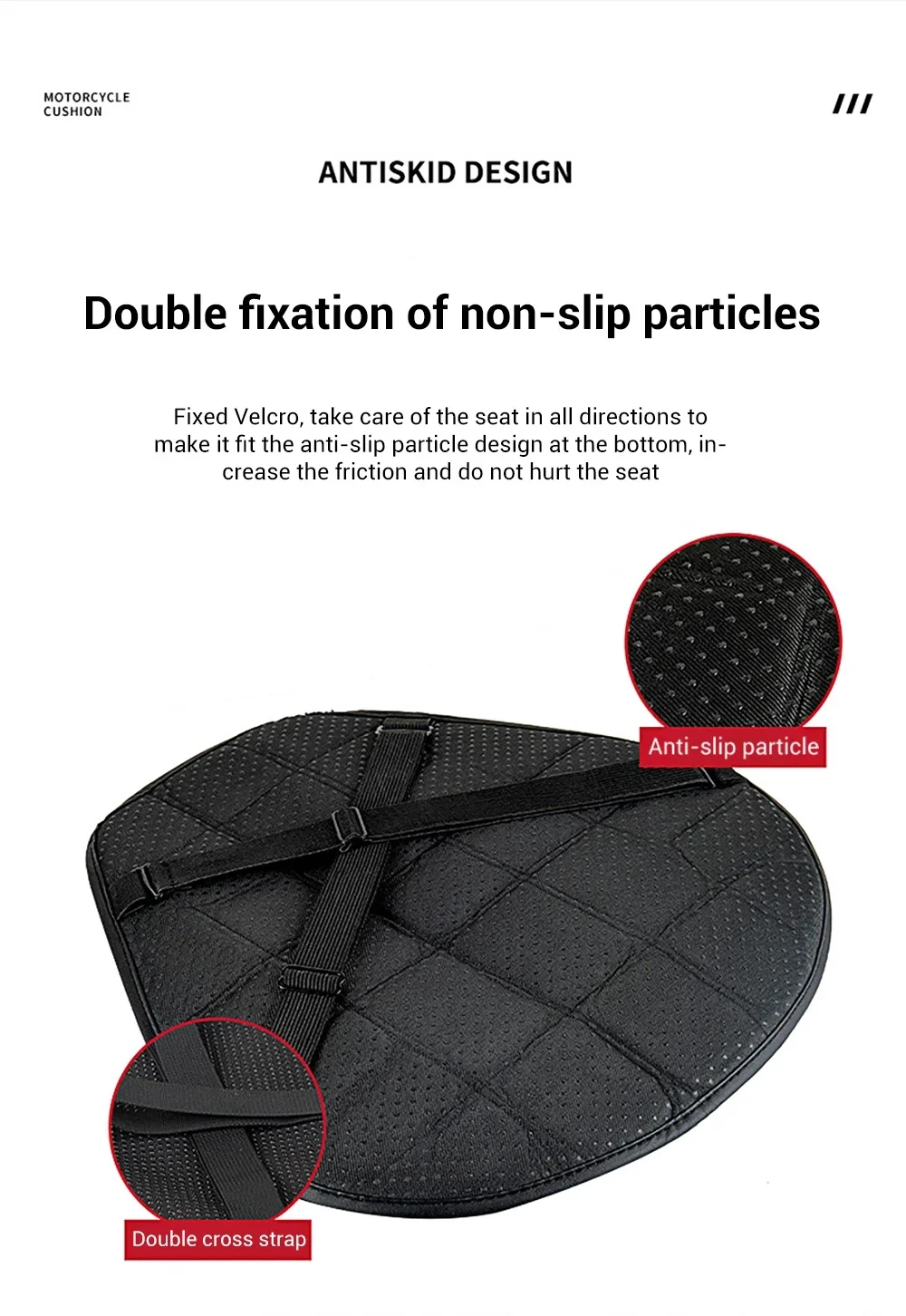 وسادة إسفنجية عالية الكثافة قابلة للتنفس ثلاثية الأبعاد وسادة مقعد مريحة غطاء مقعد الدراجة النارية خفيفة الوزن وسادة مقعد الدراجة النارية للدراجات الإلكترونية #4