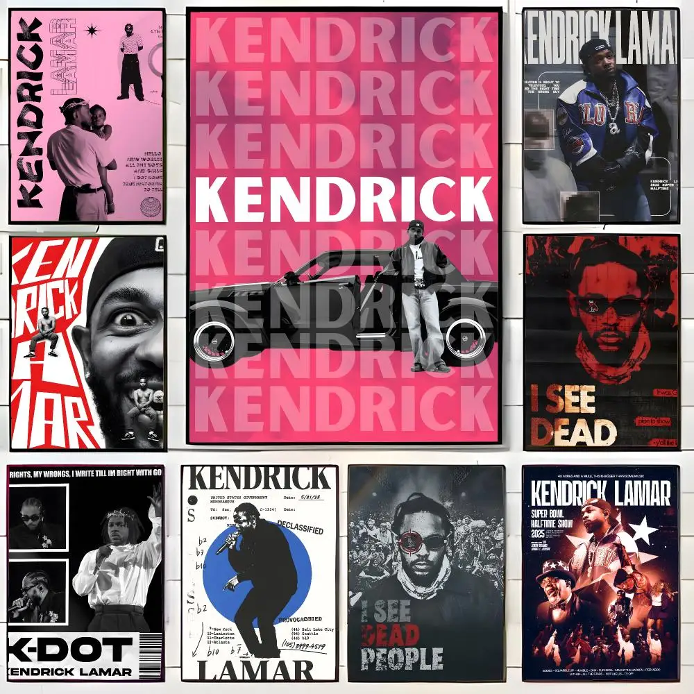 Conscious Rapper K-Kendrick Lamar Poster Wall Art Print Decorative Mural Home Decor Gift Unframed